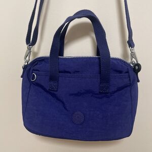 Kipling Purple Crossbody Hand Bag Purse Nylon Pockets